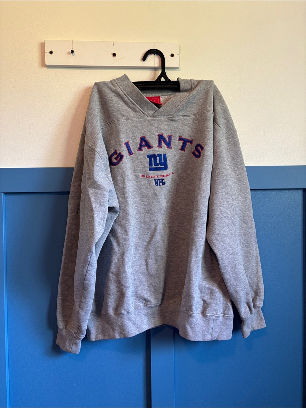 NFL New York Giants Gray Crewneck Sweatshirt